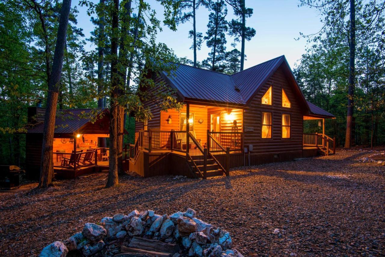 Broken Bow Rental Cabin With Hot Tub And Bar Exterior foto