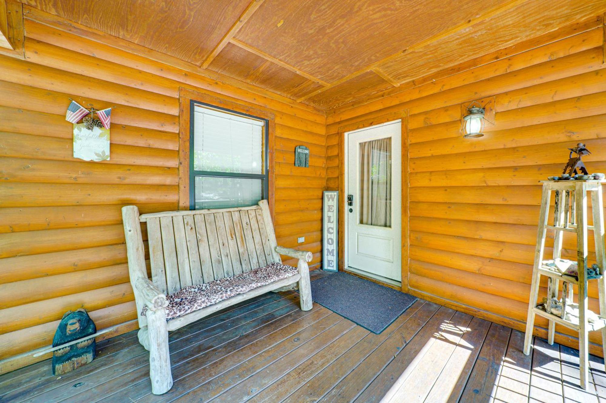 Broken Bow Rental Cabin With Hot Tub And Bar Exterior foto