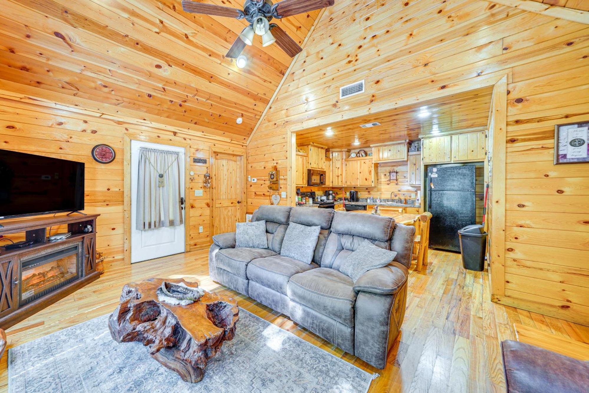 Broken Bow Rental Cabin With Hot Tub And Bar Exterior foto